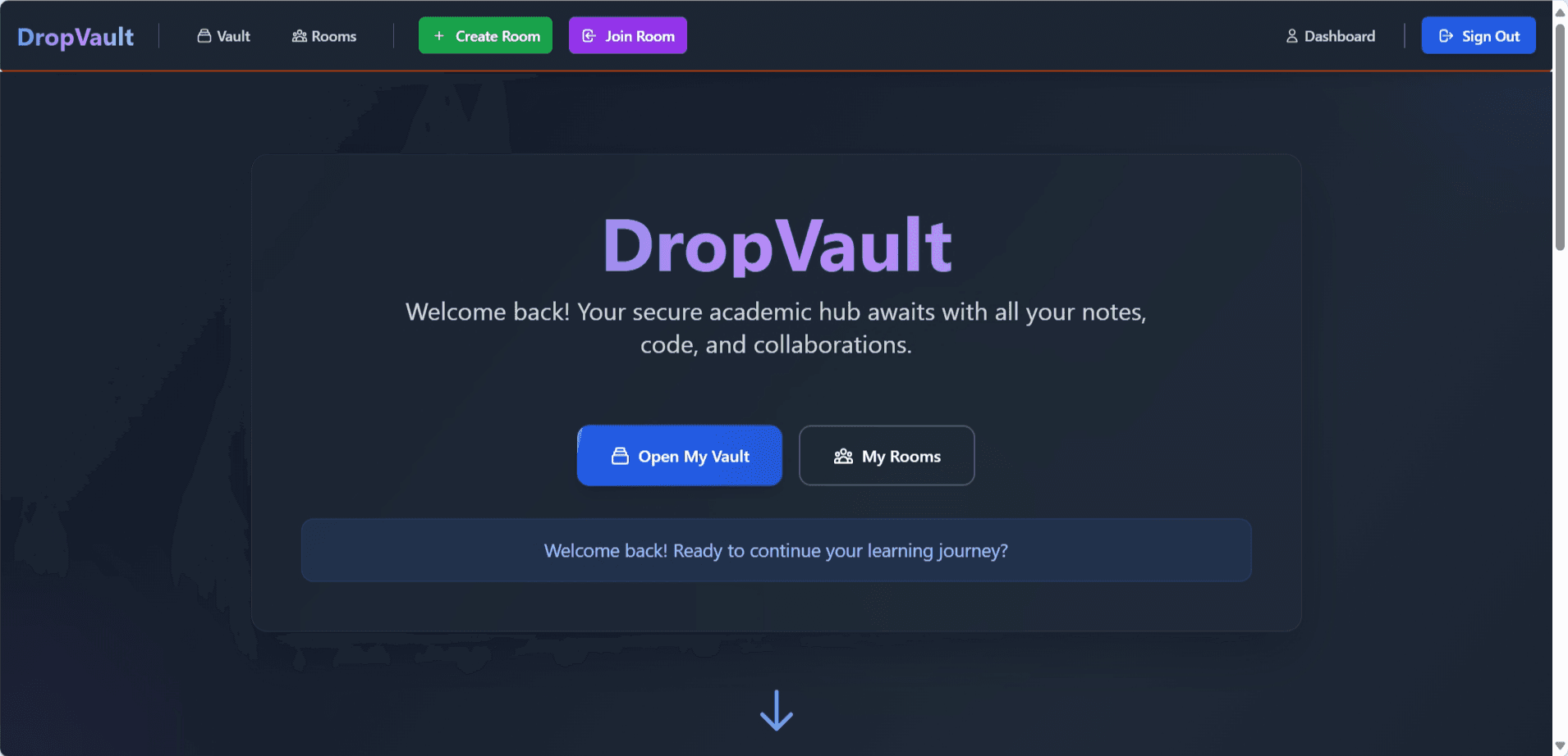 DropVault preview